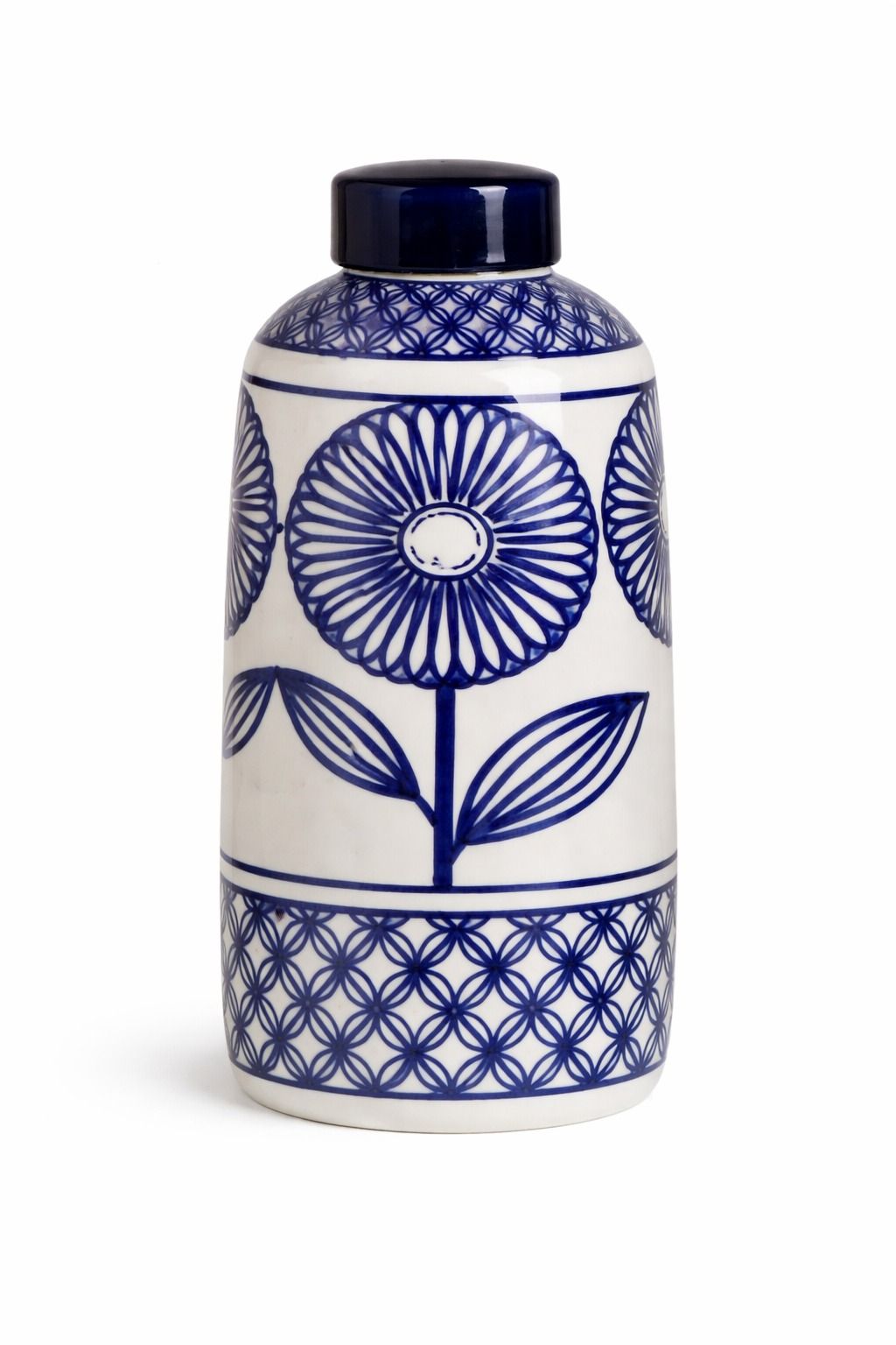 Blue Pottery Bottle Jar - v4.0